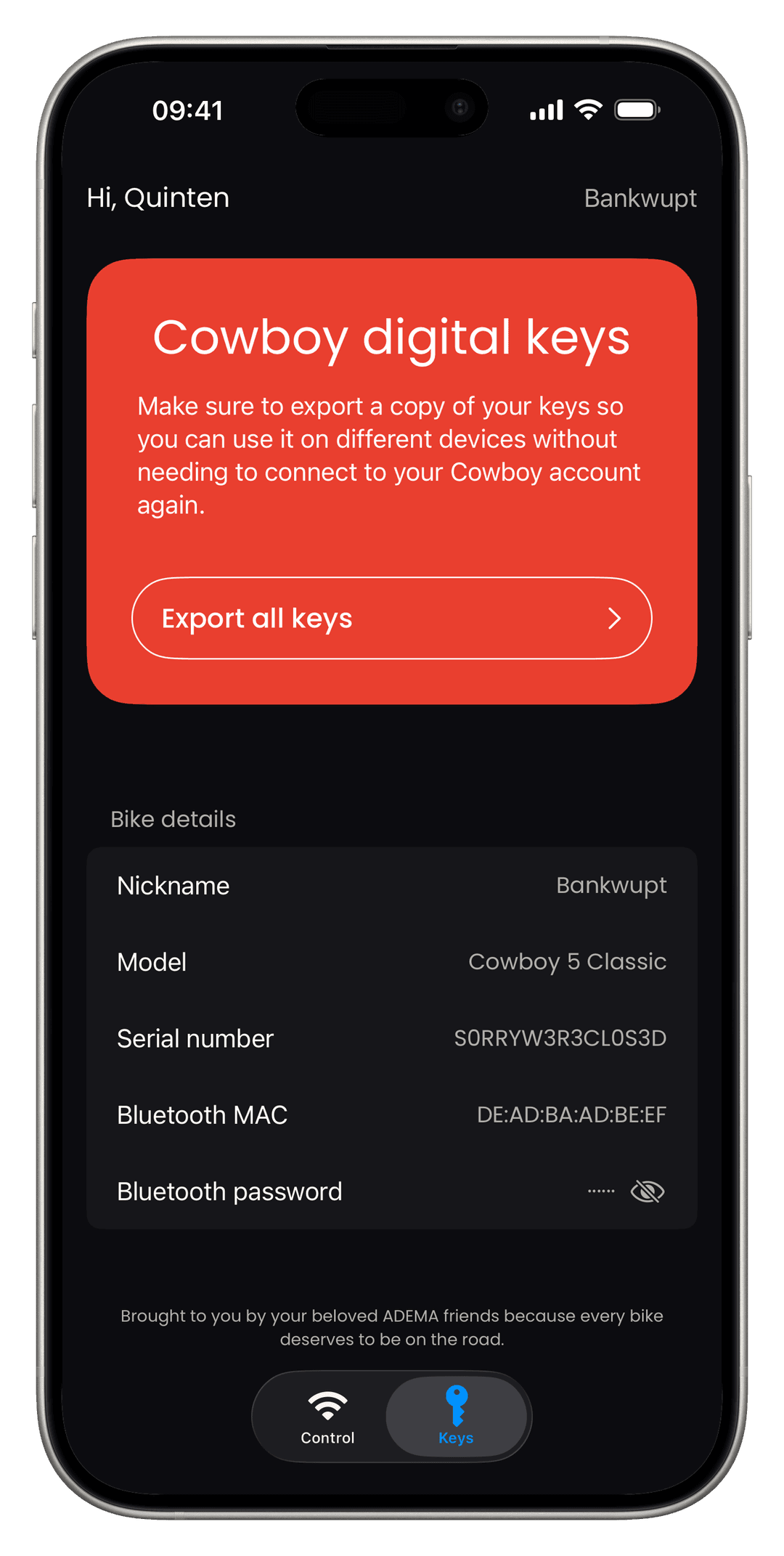 Bankwupt App screenshot
